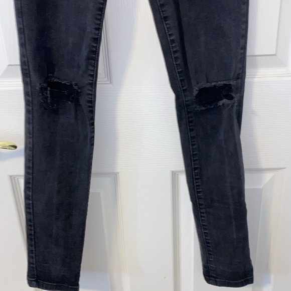 Lot of 2 Garage High Waist Junior’s Jeans Size 1 Ripped Distressed - Picture 10 of 15